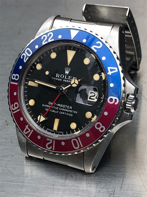 rolex gmt 1675 scatola e garanzia 1964|rolex gmt 1675 dial.